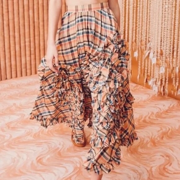 Ulla Johnson Jules Silk Blend CropTop and Annine Skirt US8 NWT - Picture 10 of 16